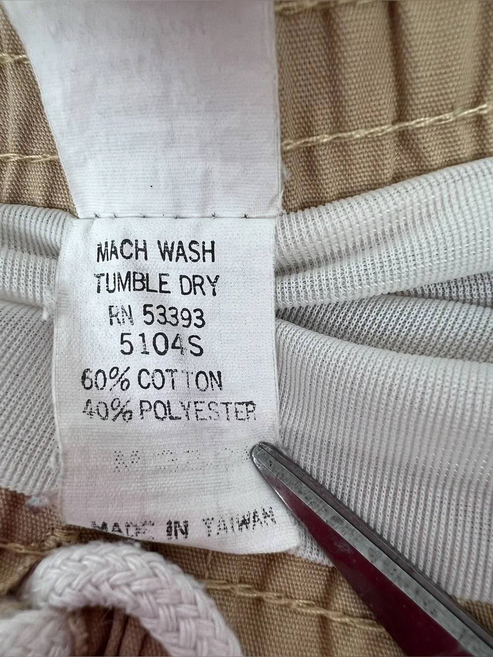 Vintage 70s/80s Men’s California Shores Tan Swim Trunks Shorts 2” Inseam Size M